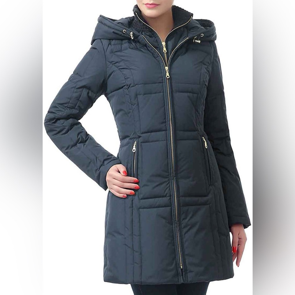 NWT Kimi & Kai | Women’s Waterproof Down Puffer Coat | Size: Small | Navy